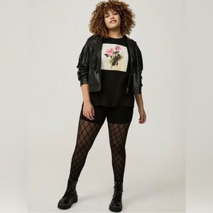 Black Torrid Fishnet Leggings